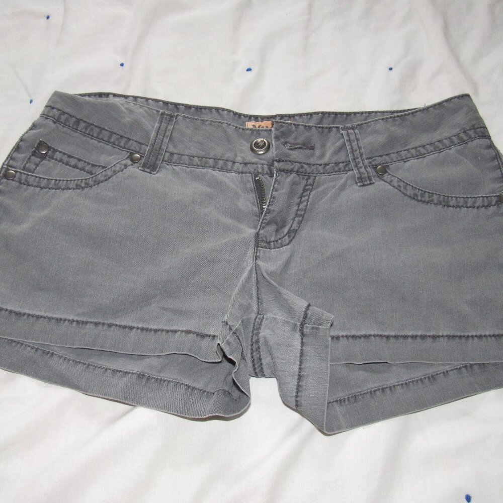 Charcoal Black Short Shorts